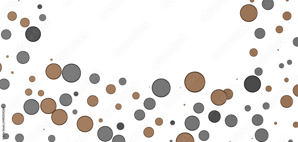Obraz premium gold Burst: Astonishing 3D Illustration of Bursting gold Confetti