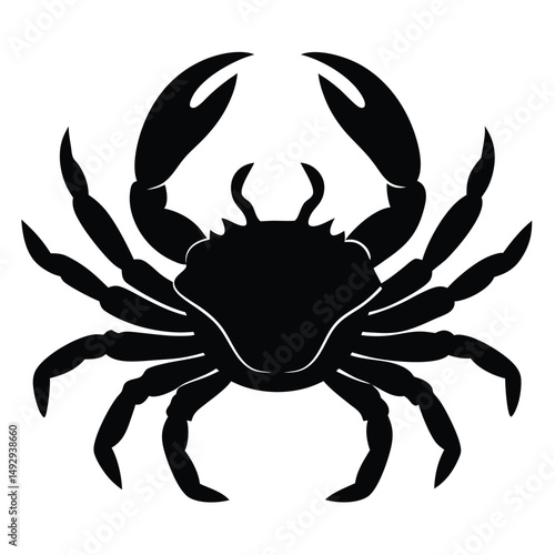 fishmonger element isolated crab legs on white background 