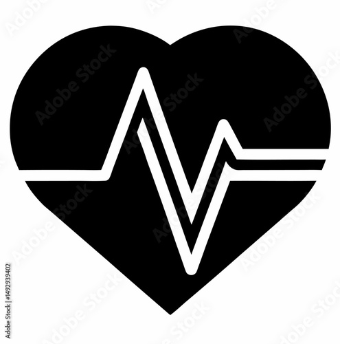 Cardiac Arrest icon vector image Can be used for Cardiology