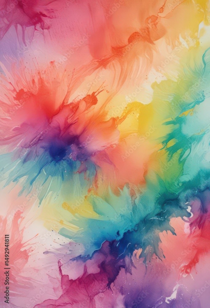 Obraz premium Vibrant watercolor wash textures, ideal for business cards and flyers , splash, stationery, paint texture