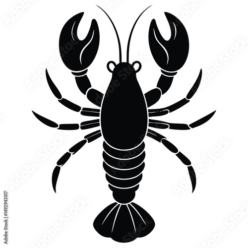 fishmonger element isolated lobster seafood boil on white background 