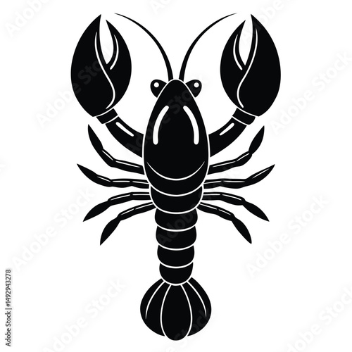 fishmonger element isolated lobster seafood boil on white background 