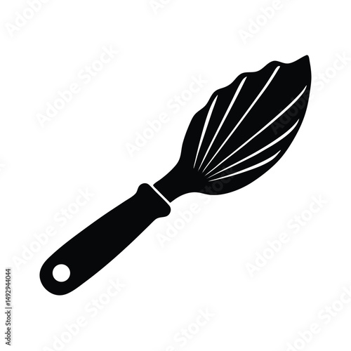 fishmonger element isolated oyster knife on white background 
