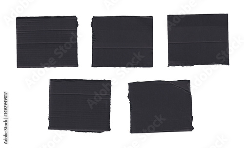 Wallpaper Mural set of black paper samples Torontodigital.ca