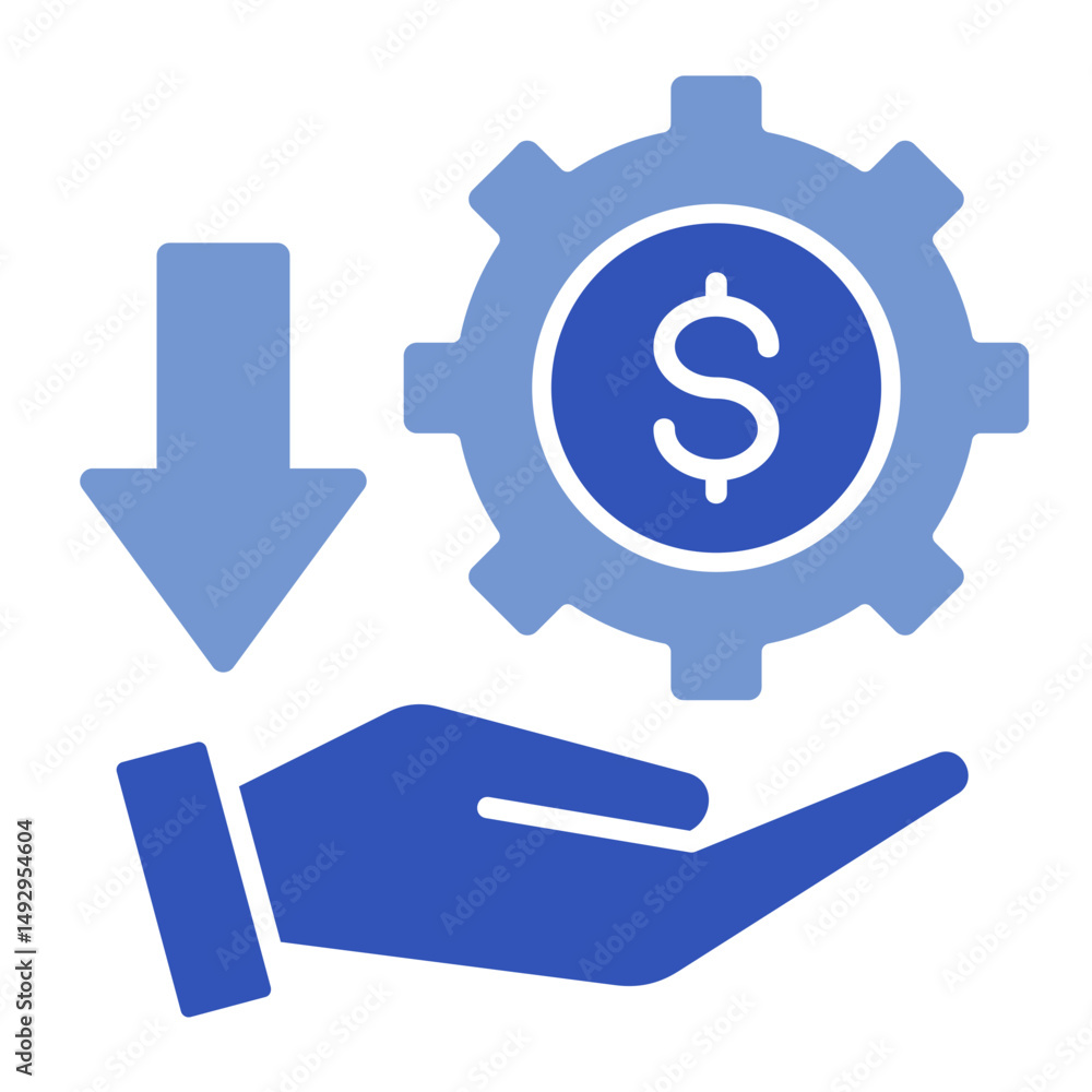 Cost Reduction Icon Element For Design Cost Reduction Icon Element For Design