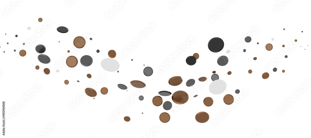 gold Burst: Astonishing 3D Illustration of Bursting gold Confetti gold Burst: Astonishing 3D Illustration of Bursting gold Confetti