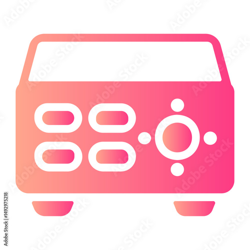 amplifier gradient icon