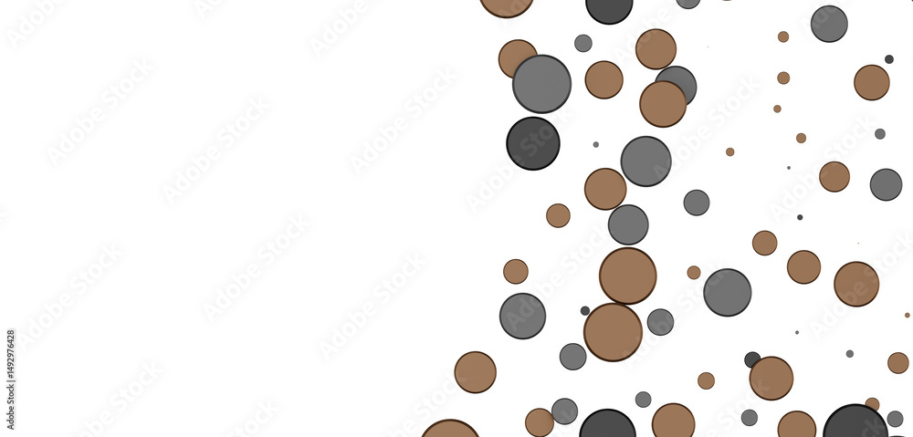 Multicolored confetti on white Multicolored confetti on white
