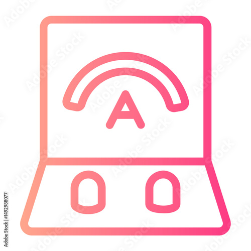 ammeter gradient icon