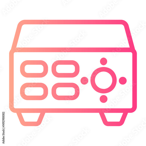 amplifier gradient icon