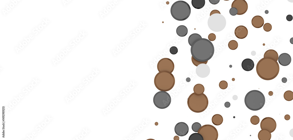Multicolored confetti on white Multicolored confetti on white