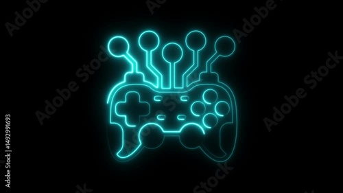 colorful gamepad intro animation