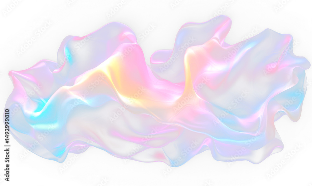 Liquid Light Element with Smooth Gradient Isolate on Transparent Background, cutout, png Liquid Light Element with Smooth Gradient Isolate on Transparent Background, cutout, png