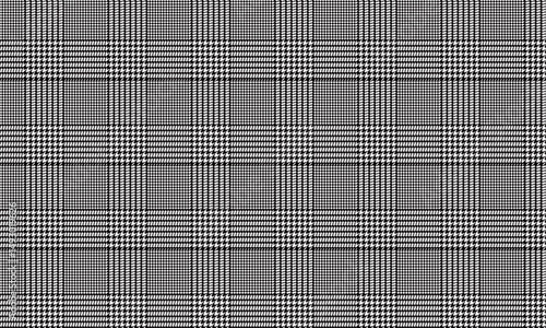 四角く囲むグレンチェックのパターン模様