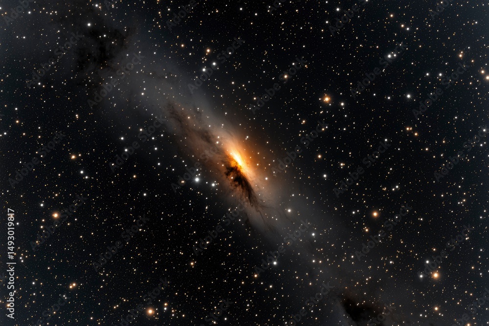 Obraz premium Cosmic nebula, starry expanse