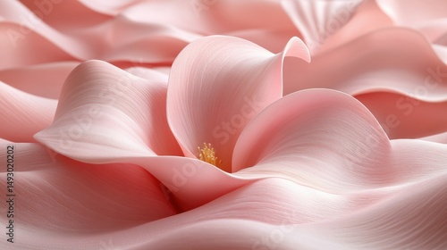 Delicate pink calla lilies, soft petals