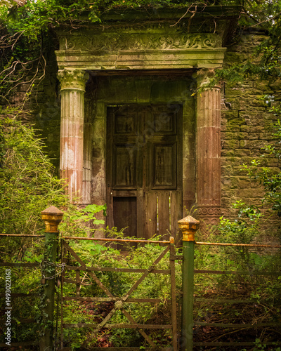 old abandoned doorway
