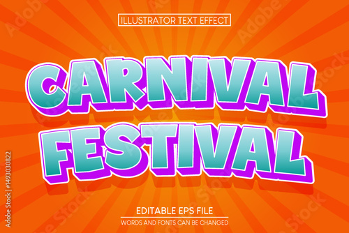 CARNIVAL FESTIVAL TEXT EFFECT
