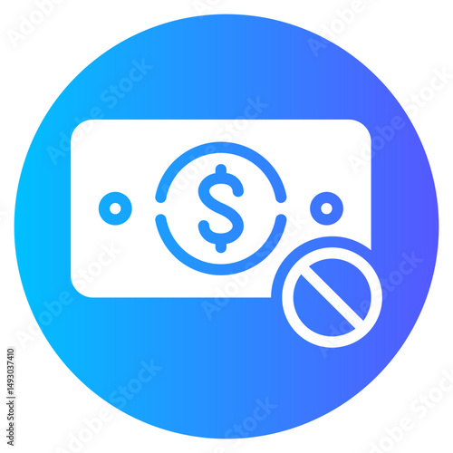 illegal gradient icon