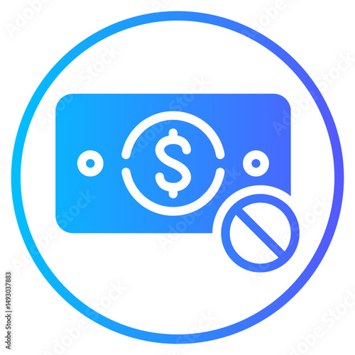 illegal gradient icon