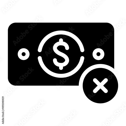 counterfeit glyph icon