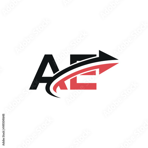 Creative Letter AE EA Initial Logo with Dynamic Arrow, Vector Identity for Fast-Growing Companies. Free Download Creative Letter AE EA Initial Logo with Dynamic Arrow, Vector Identity for Fast-Growing Companies. - GFXLoad
