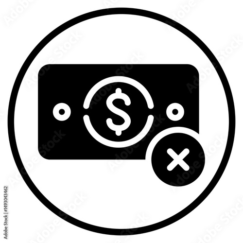 counterfeit glyph icon