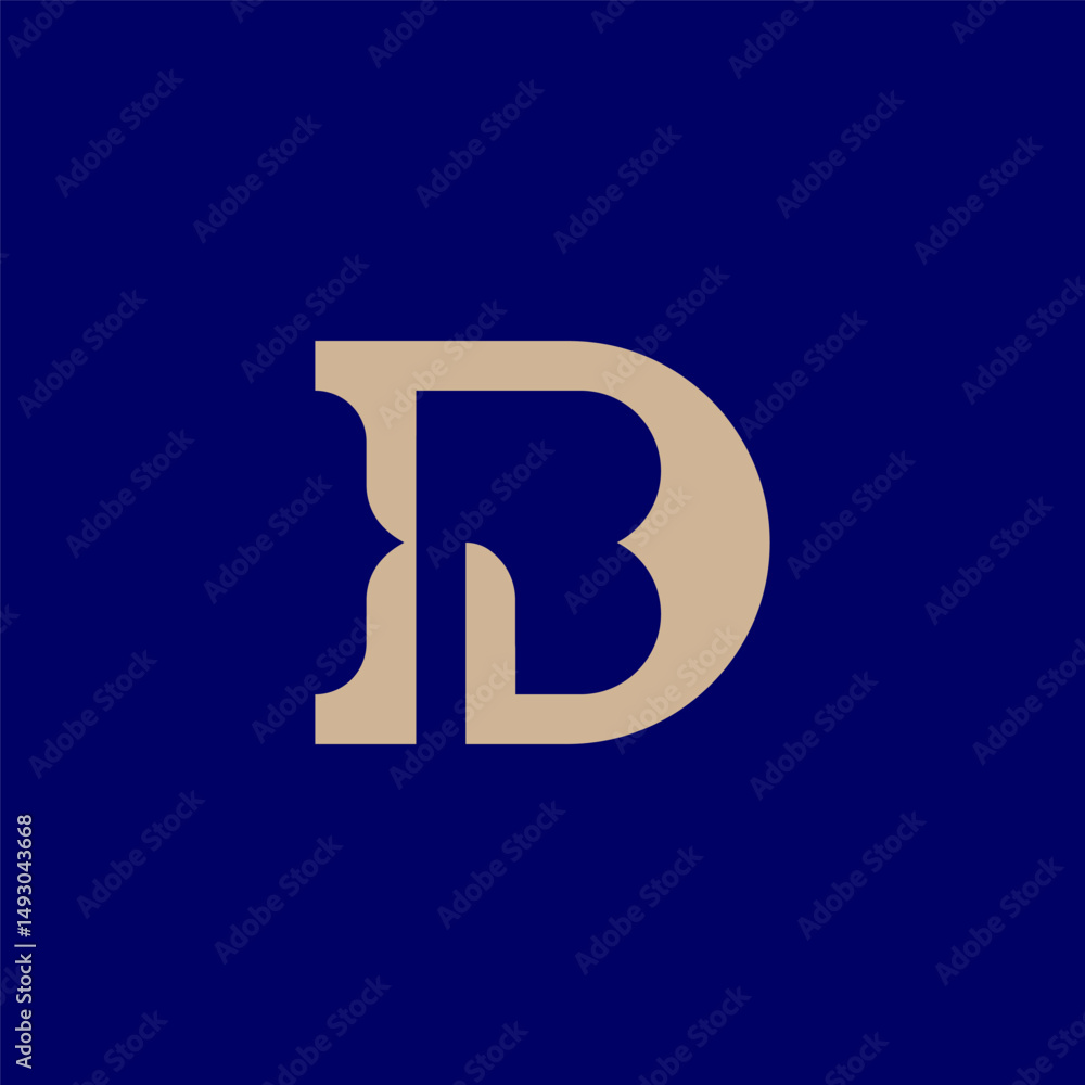 Modern Minimalist DB Luxury Letter Modern Minimalist DB Luxury Letter