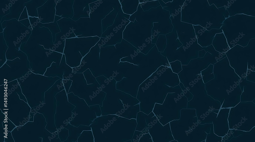 Obraz premium Seamless dark teal craquelure texture pattern design