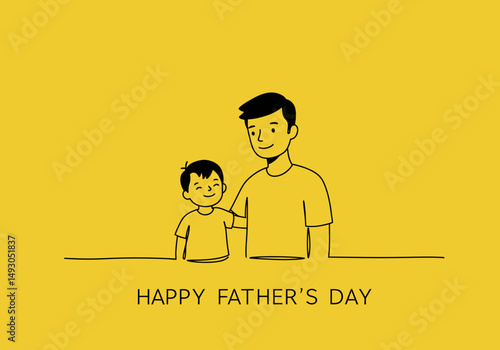 Fathers day, illustrations, vector arts
