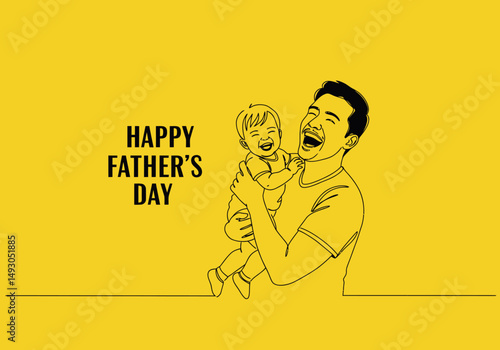 Fathers day, illustrations, vector arts
