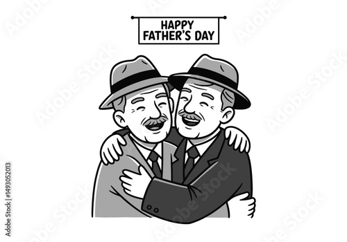 Fathers day, illustrations, vector arts

