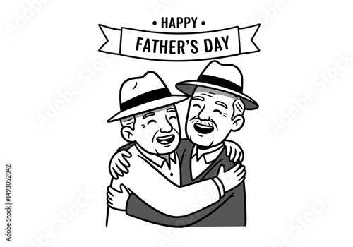 Fathers day, illustrations, vector arts

