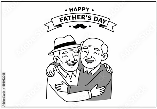 Fathers day, illustrations, vector arts
