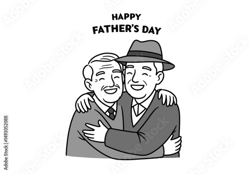 Fathers day, illustrations, vector arts
