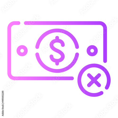 counterfeit gradient icon