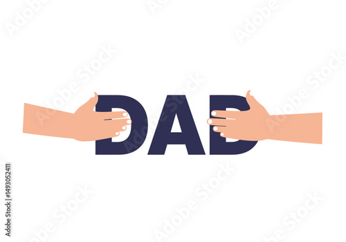 Fathers day, illustrations, vector arts
