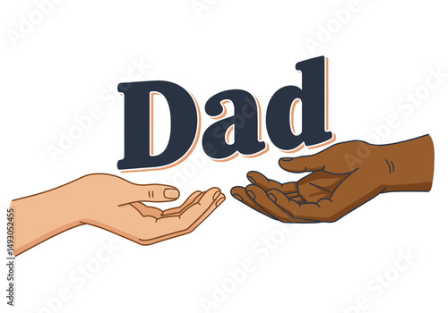 Fathers day, illustrations, vector arts
