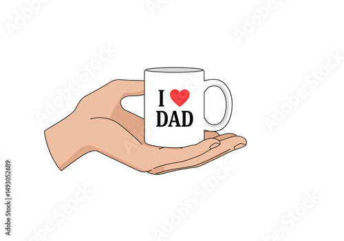 Fathers day, illustrations, vector arts
