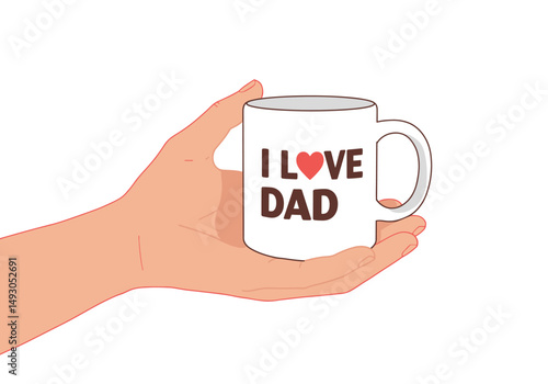 Fathers day, illustrations, vector arts
