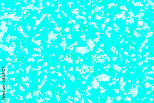 digital art, abstract, futuristic, geometric shapes, kaleidoscope, vibrant colors, teal, white, texture, dynamic composition, shimmering, mesmerizing, energy, digital illustration.
