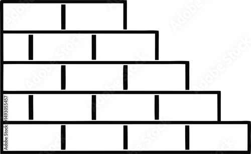 Brick Wall Outline Icon
