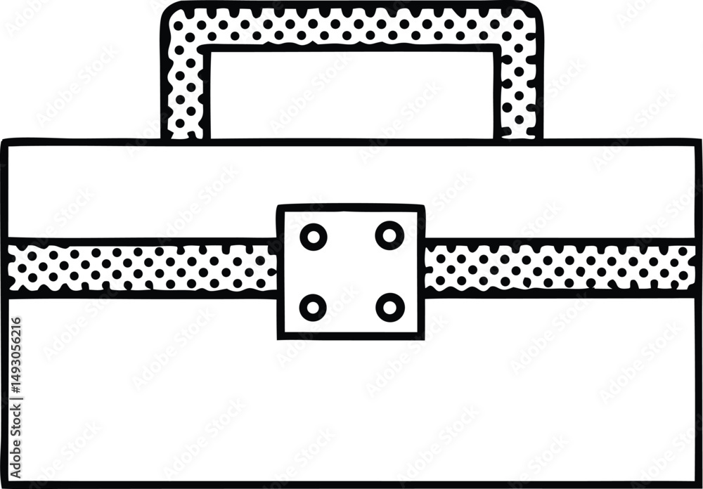 Fototapeta premium Tool Box vector icon