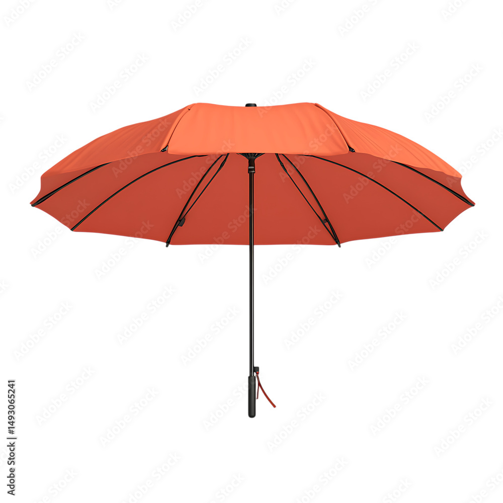 Modern Compact Beach Umbrella with a Bold Innovative Isolated on Transparent Background Modern Compact Beach Umbrella with a Bold Innovative Isolated on Transparent Background