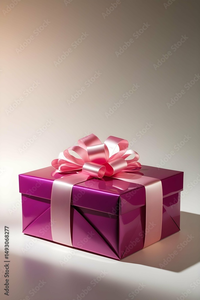 Obraz premium gift box with ribbon