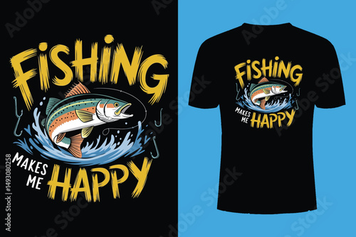 Fishing t shirt design retro and vintage style and t shirt graphic designs for fish man