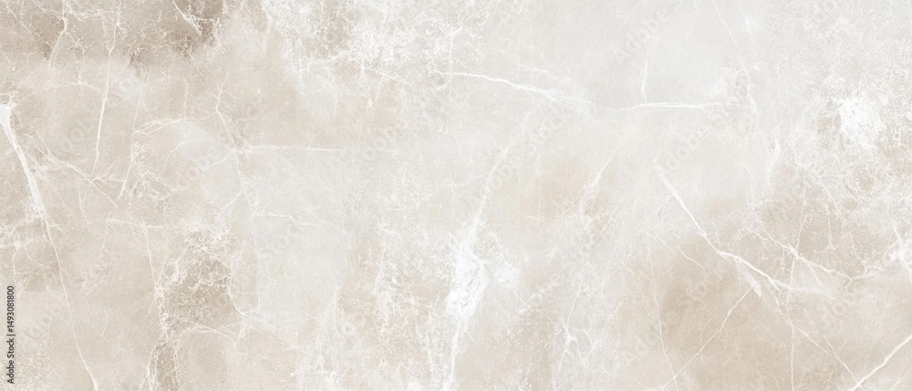 Naklejka premium Elegant Beige Marble Texture Close Up Shot for Interior Design and Architectural Applications Natural Stone Surface with Veins