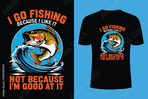 Fishing t shirt design retro and vintage style and t shirt graphic designs for fish man