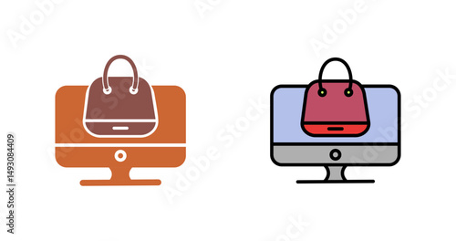Online Shopping Icon Design