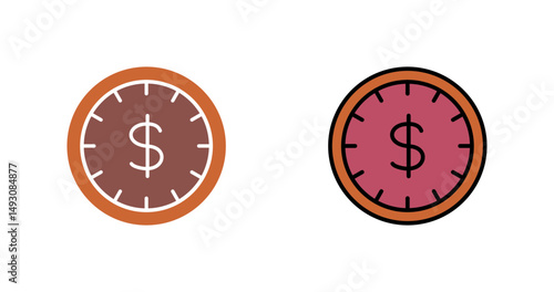 Time is Money Icon Design